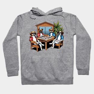 Friday Night Dog Poker Tournament, Gambling Luck Hoodie